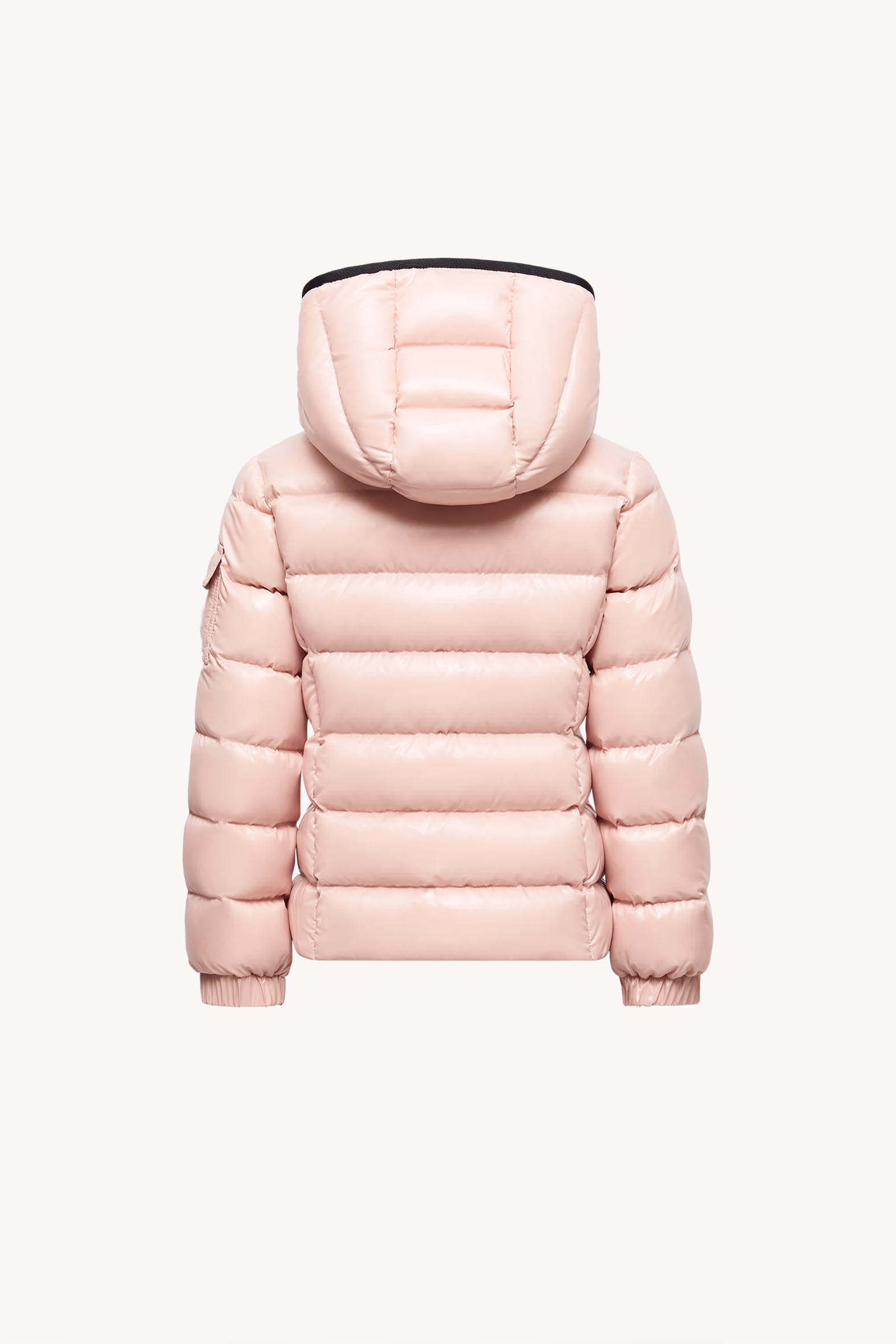 Bady Hooded Down Jacket Girl Pink Moncler 3